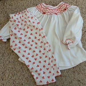 Magnolia Baby Smocked Pima Outfit